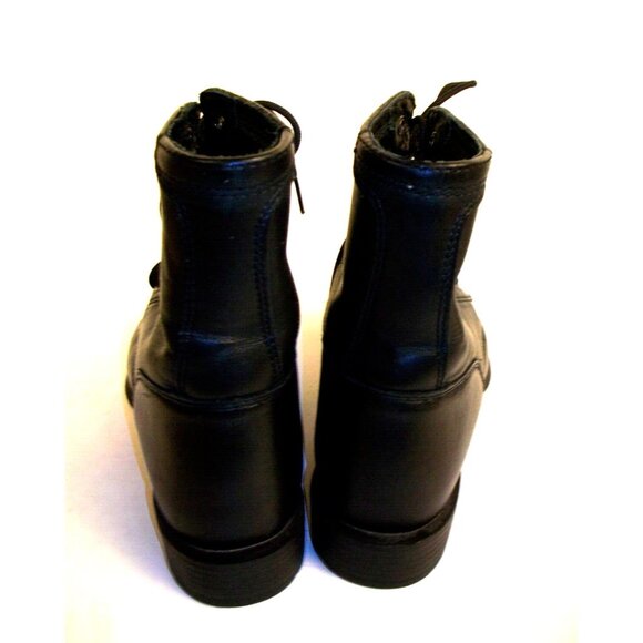 Ariat Heritage Lacer II Boots Women 7.5 Black Leather Western GREAT CONDITION! - Picture 4 of 12